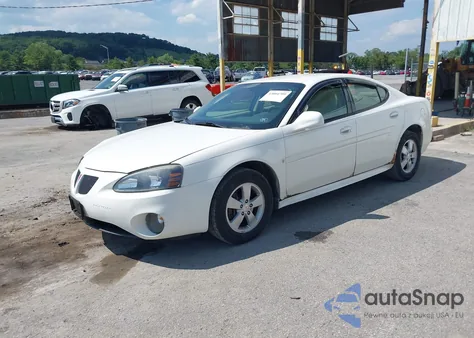 2007 Pontiac Grand Prix z USA, uszkodzony, nr VIN 2G2WP552471234738